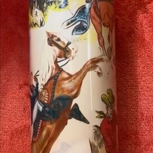 Sublimation tumbler- retro cowboy